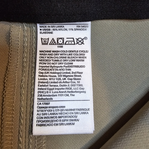 Banana Republic Straight Leg Beige Ladies Size 10 Trousers - Picture 7 of 9